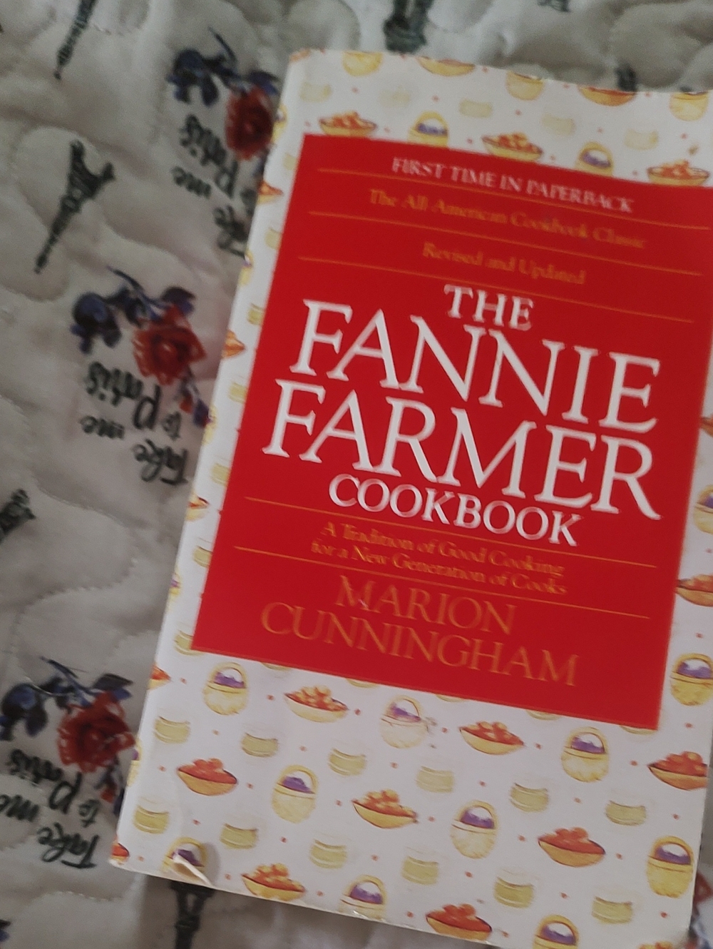 The Fannie Farmer Cookbook - Red & White Cookbook by